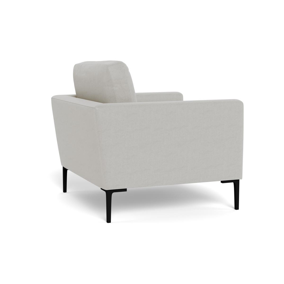 Heal's Eton Armchair Capelo LinenCotton Sea Salt Black Feet - Heal's UK Furniture – image 4