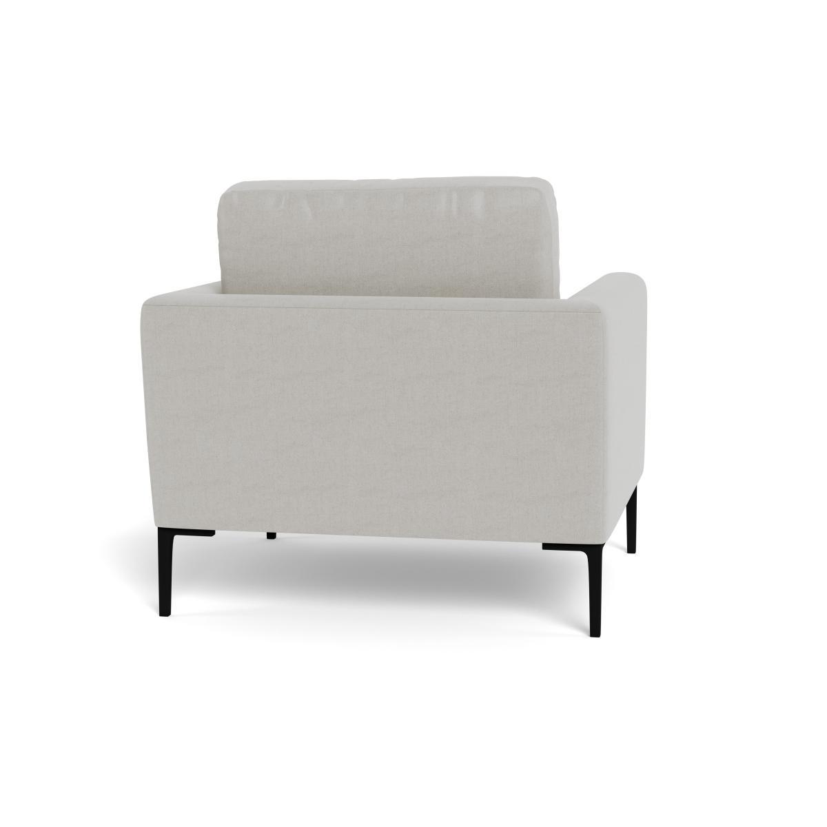 Heal's Eton Armchair Capelo LinenCotton Sea Salt Black Feet - Heal's UK Furniture – image 5