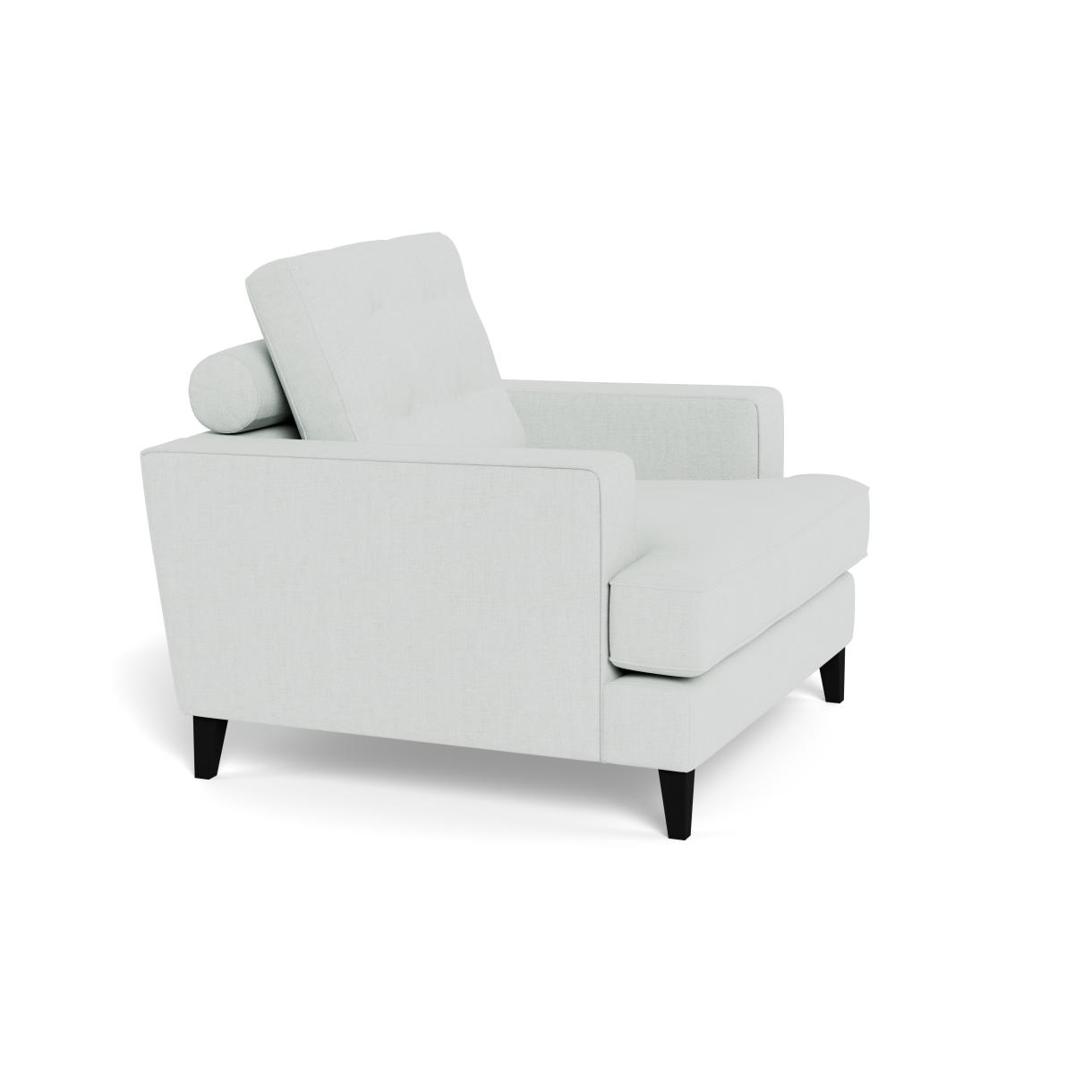 Heal's Mistral Armchair Broad Weave Tin Black Feet – image 3