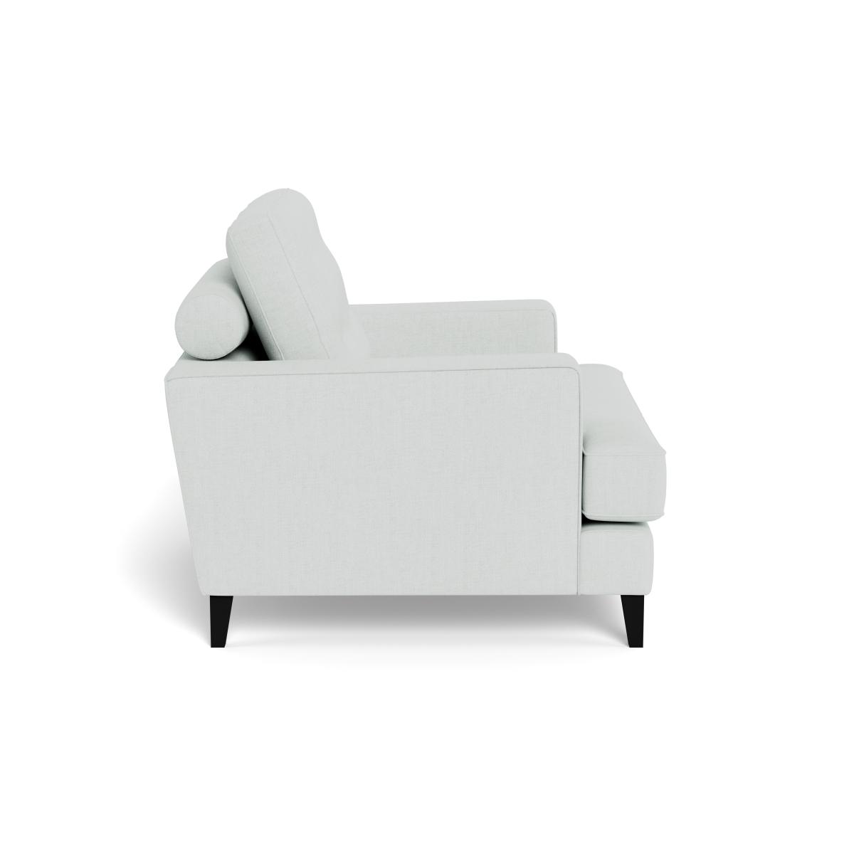 Heal's Mistral Armchair Broad Weave Tin Black Feet – image 4