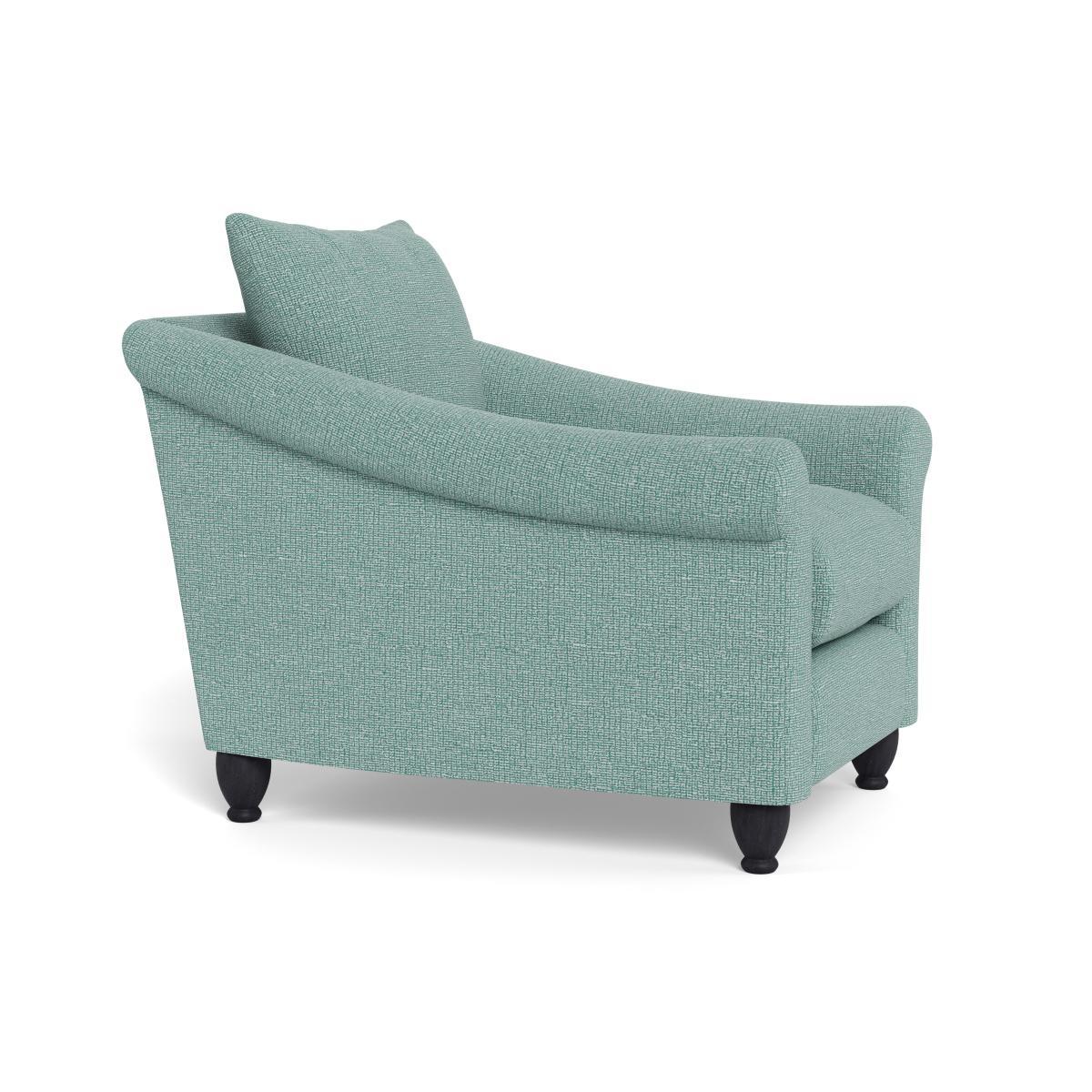 Heal's Devon Armchair Tejo Recycled Teal Walnut Stain Beech Feet - Heal's UK Furniture – image 2