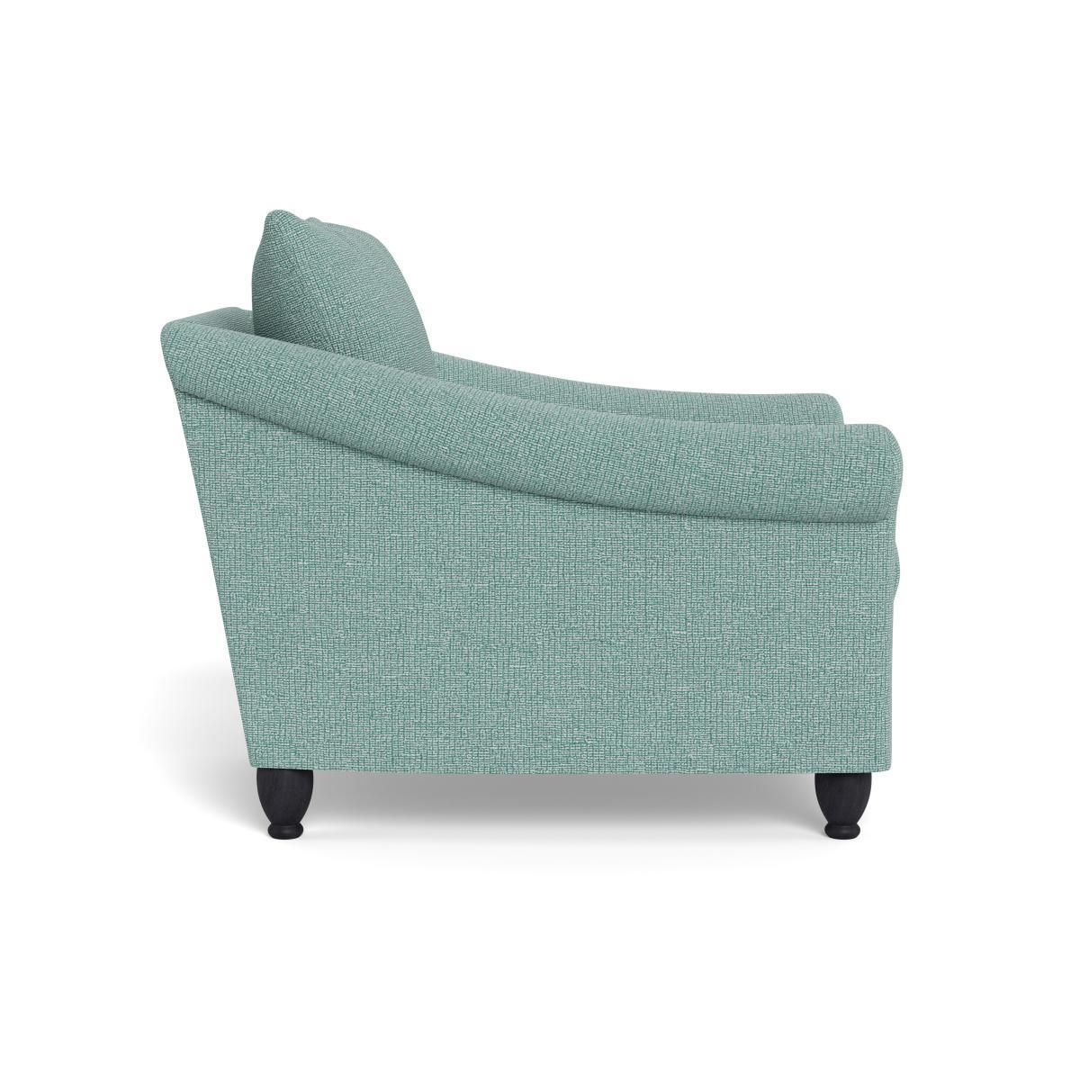 Heal's Devon Armchair Tejo Recycled Teal Walnut Stain Beech Feet - Heal's UK Furniture – image 3