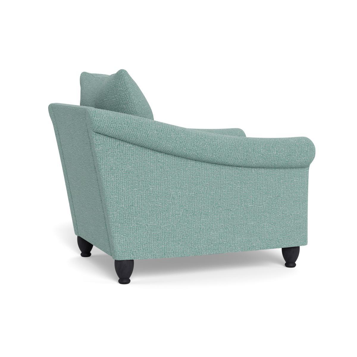Heal's Devon Armchair Tejo Recycled Teal Walnut Stain Beech Feet - Heal's UK Furniture – image 4