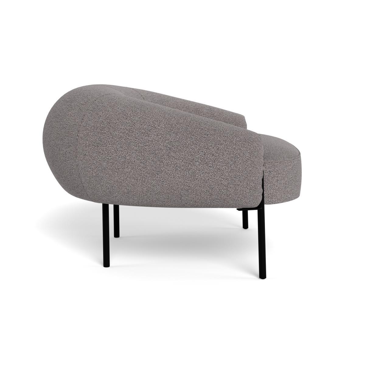 Heal's Isola Armchair Loop Boucle Granite Bronze Feet - Heal's UK Furniture – image 3