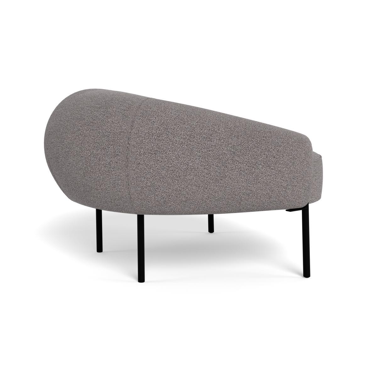 Heal's Isola Armchair Loop Boucle Granite Bronze Feet - Heal's UK Furniture – image 4