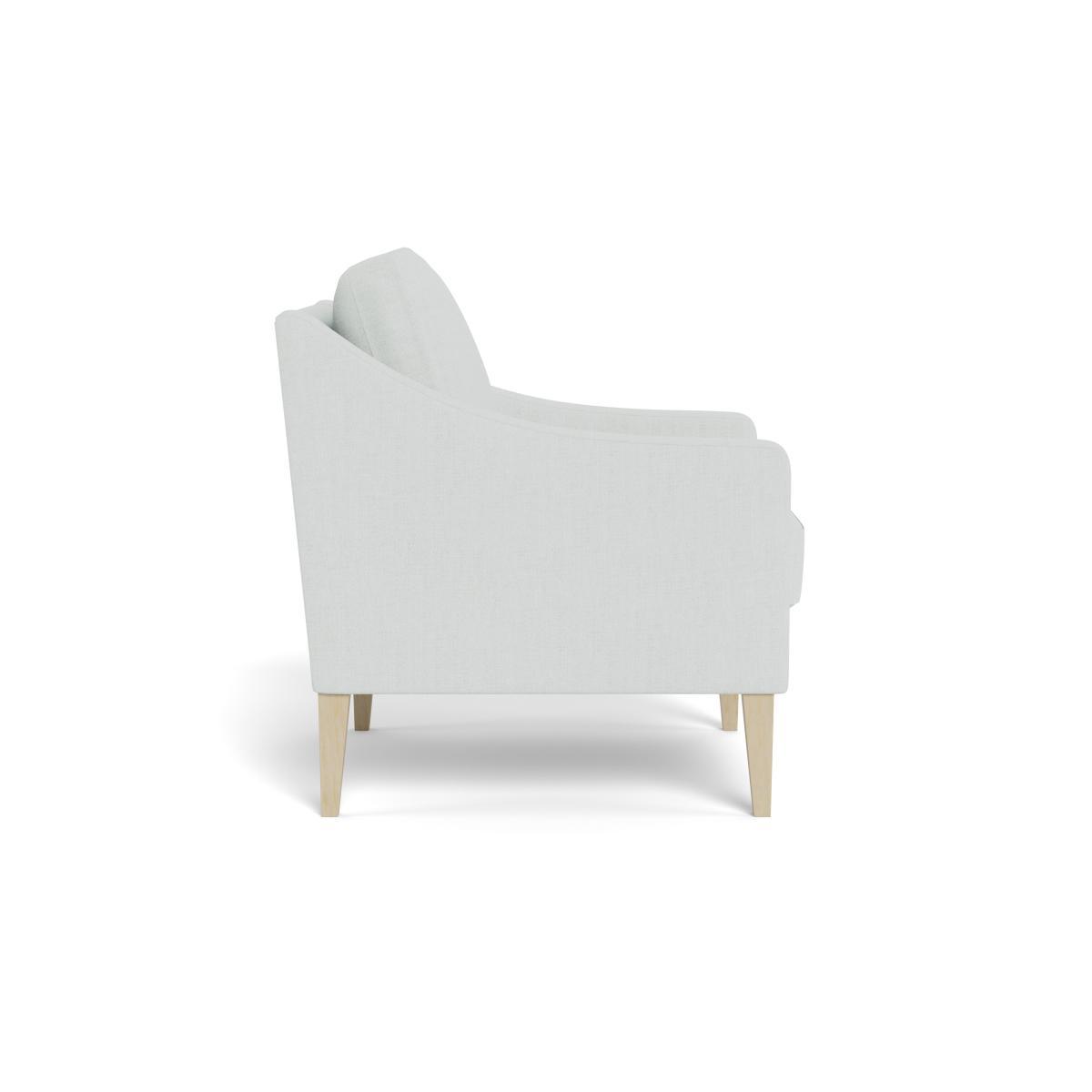 Heal's Richmond Armchair Broad Weave Tin Walnut Feet - Heal's UK Furniture – image 3