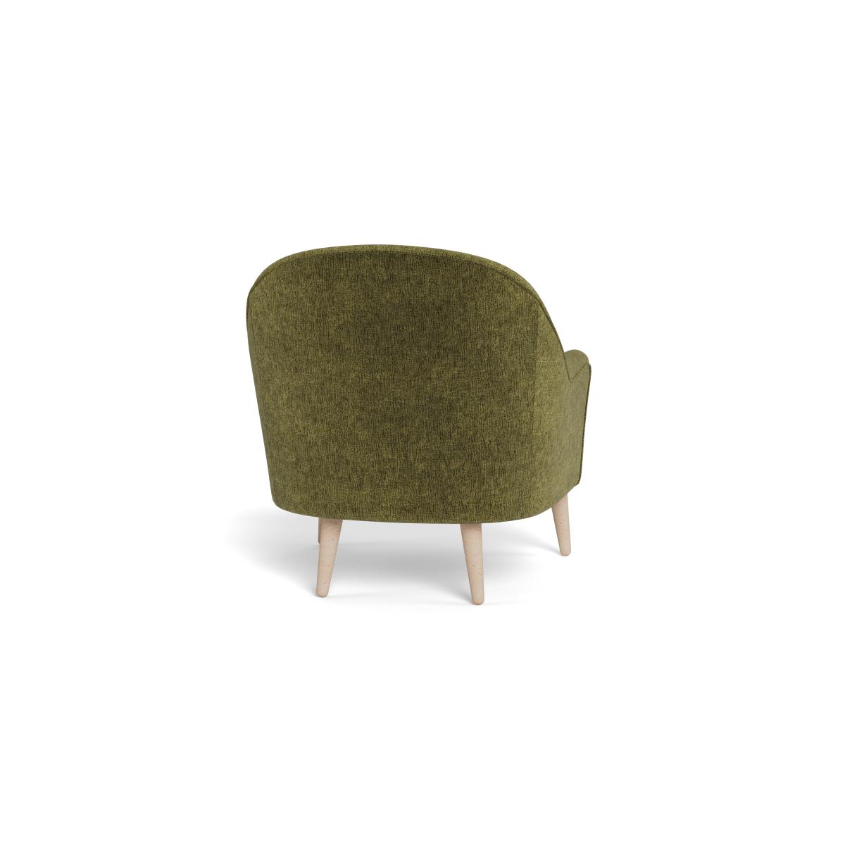 Heal's Elgin Chair Boucle Velvet Wilder Black Feet – image 5