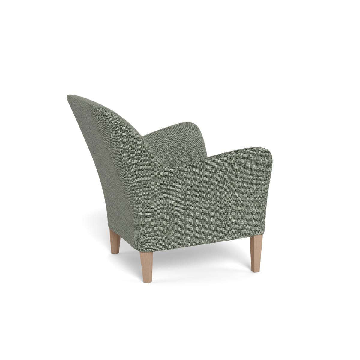Heal's Wallis Armchair Boucle Tweed Lapis Natural Feet – image 4