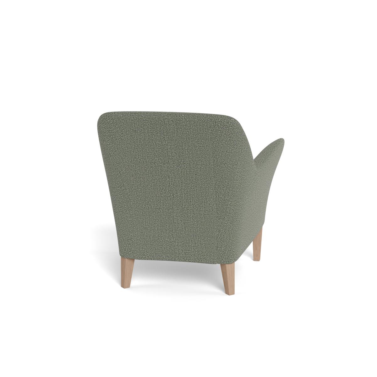 Heal's Wallis Armchair Boucle Tweed Lapis Natural Feet – image 5