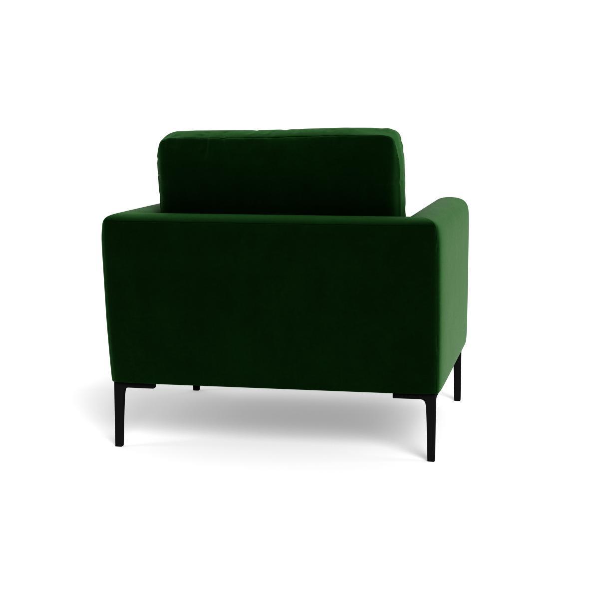 Heal's Eton Armchair Smart Velvet Forest Black Feet - Heal's UK Furniture – image 5