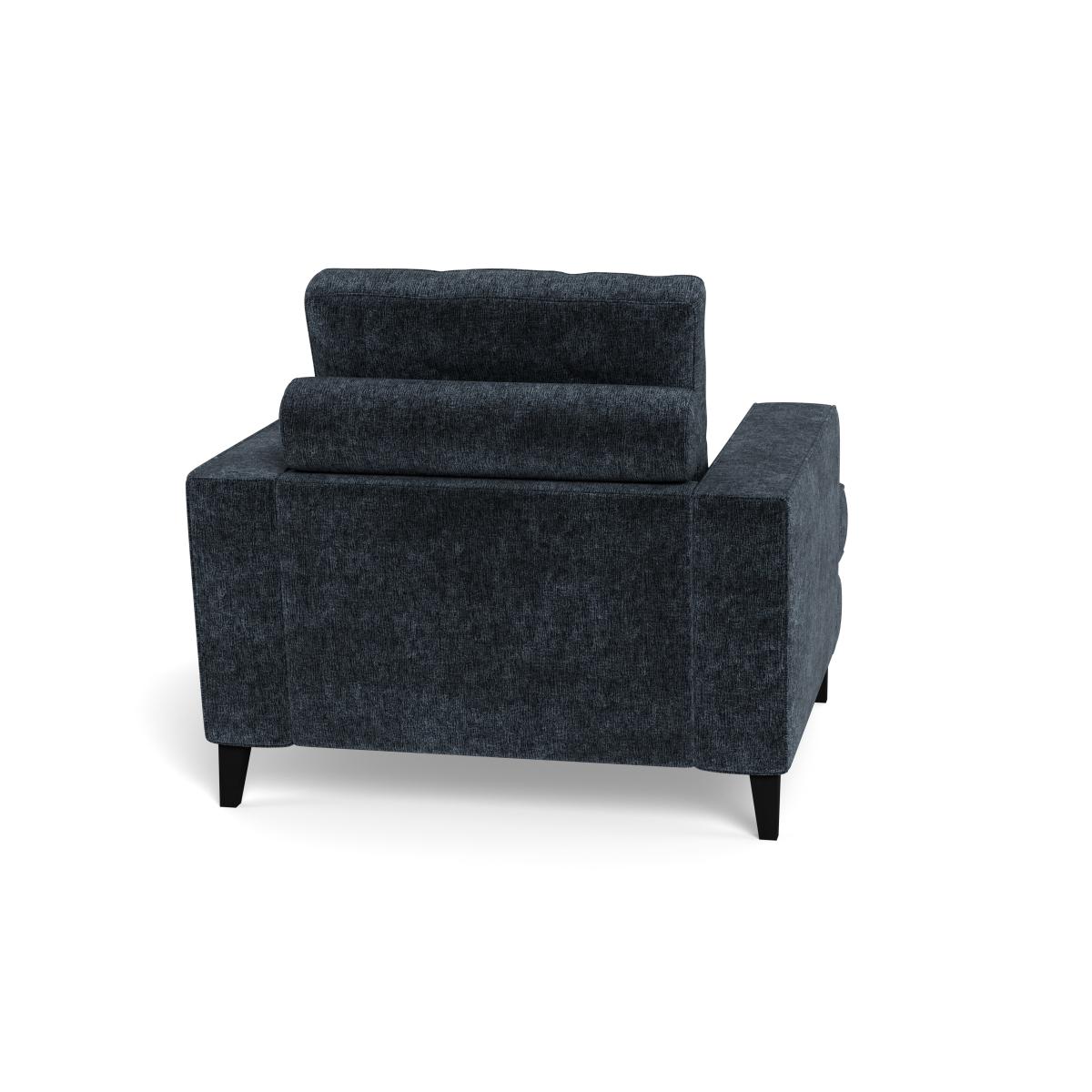 Heal's Mistral Armchair Boucle Velvet Space Natural Beech Feet – image 4