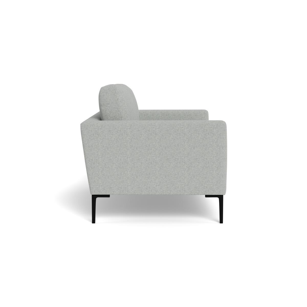 Heal's Eton 2 Seater Sofa Melton Wool Limestone Brass Feet - Heal's UK Furniture – image 3