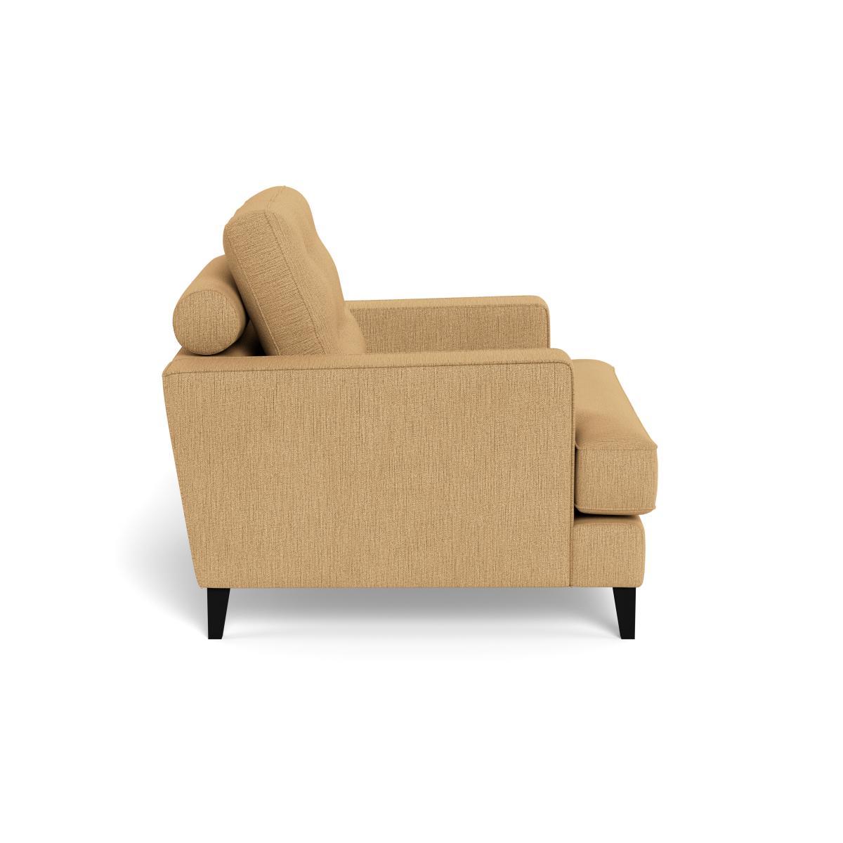 Heal's Mistral Armchair Smart Linen Mix Sand Natural Feet - Heal's UK Furniture – image 3