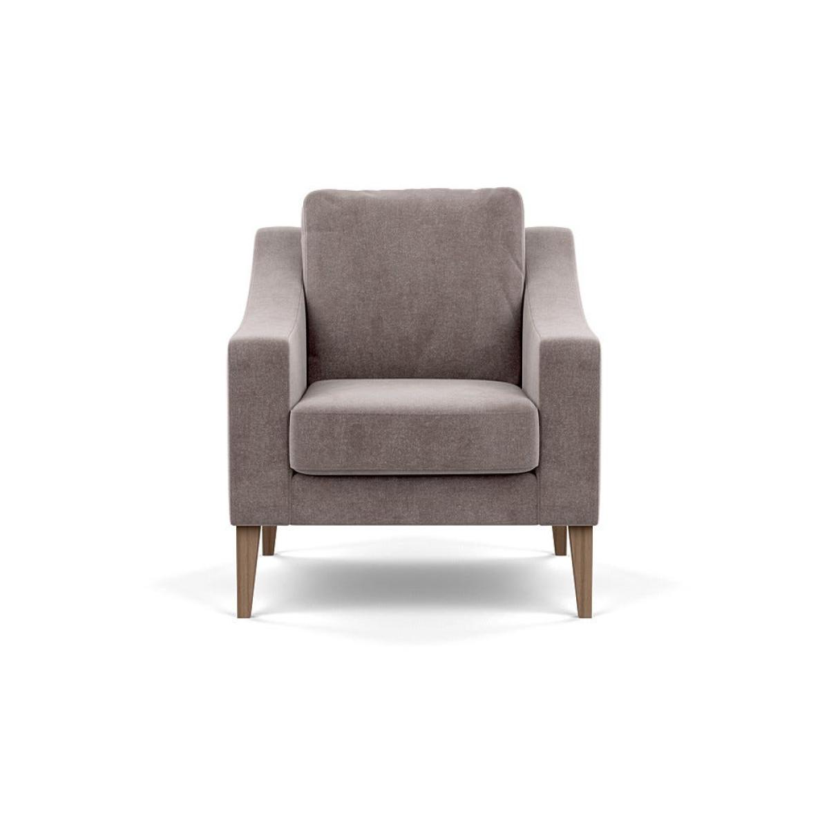 Heal's Richmond Armchair Smart Luxe Velvet Mushroom Tinted Ash Feet – image 2