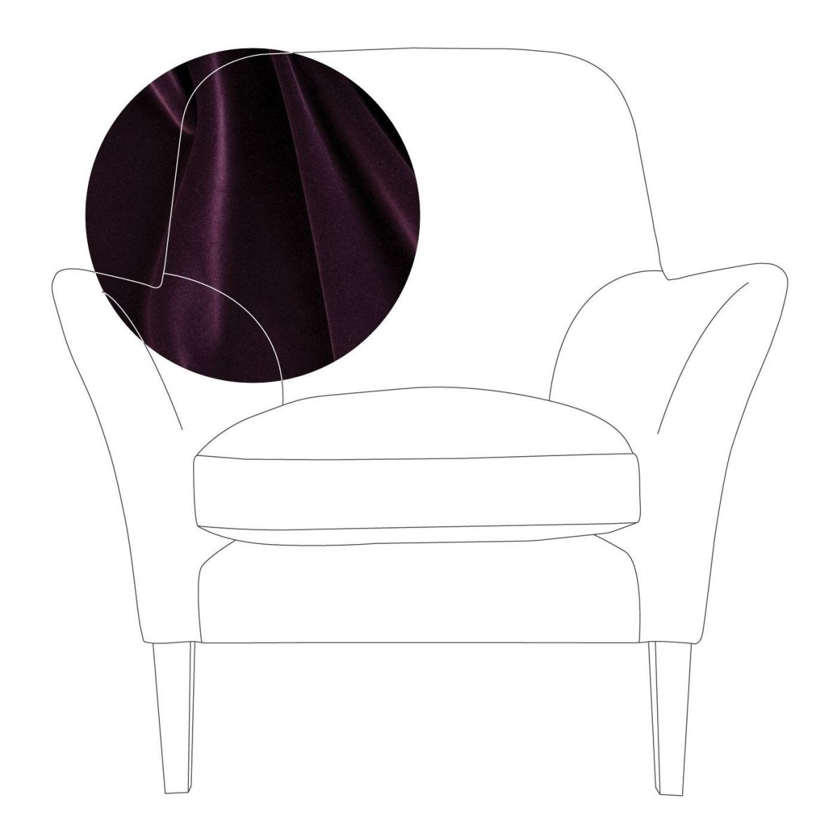Heal's Wallis Armchair Linen Mix Dark Grey Natural Oak Feet - Heal's UK Furniture – image 13