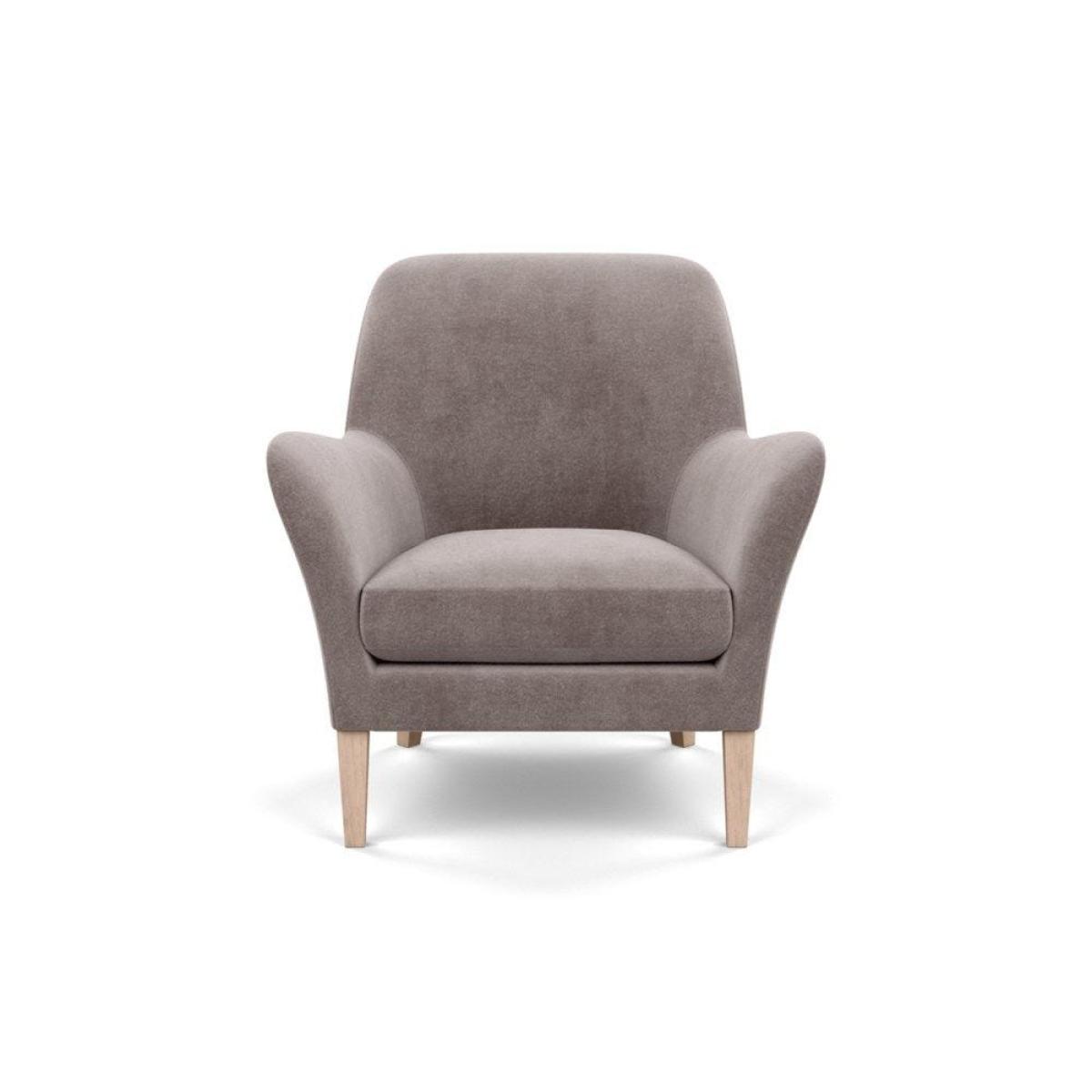 Heal's Wallis Armchair Linen Mix Dark Grey Natural Oak Feet - Heal's UK Furniture – image 14