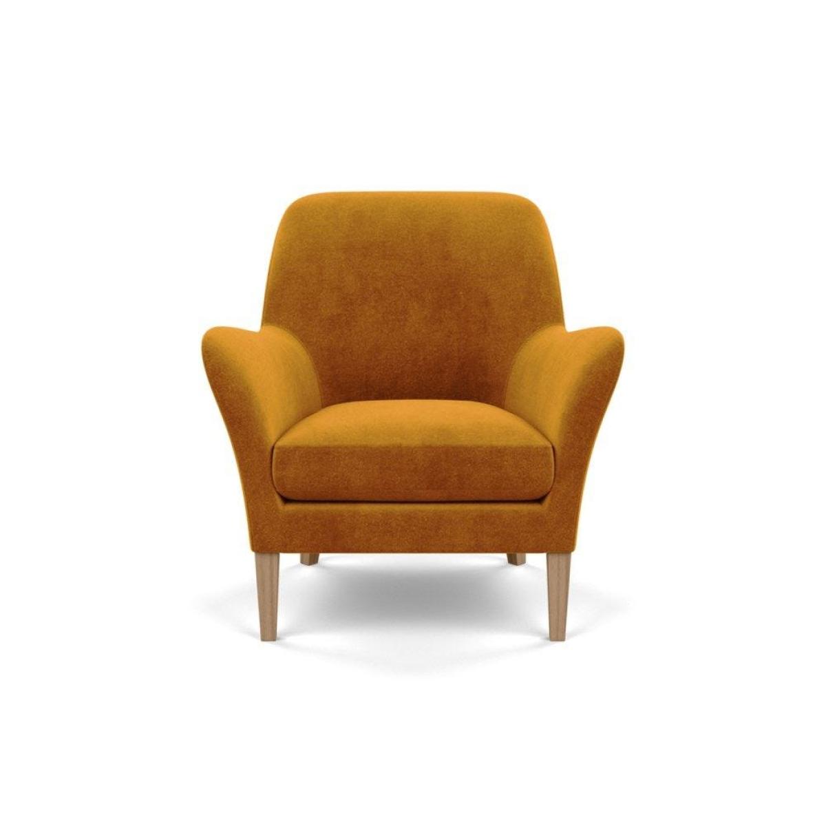 Heal's Wallis Armchair Linen Mix Dark Grey Natural Oak Feet - Heal's UK Furniture – image 3