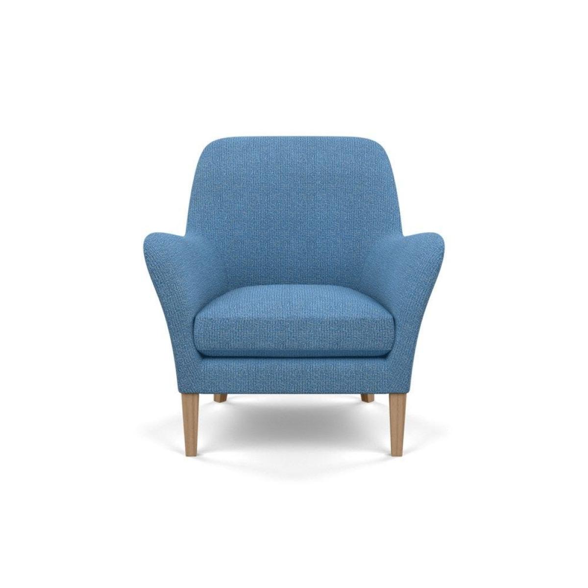 Heal's Wallis Armchair Linen Mix Dark Grey Natural Oak Feet - Heal's UK Furniture – image 22