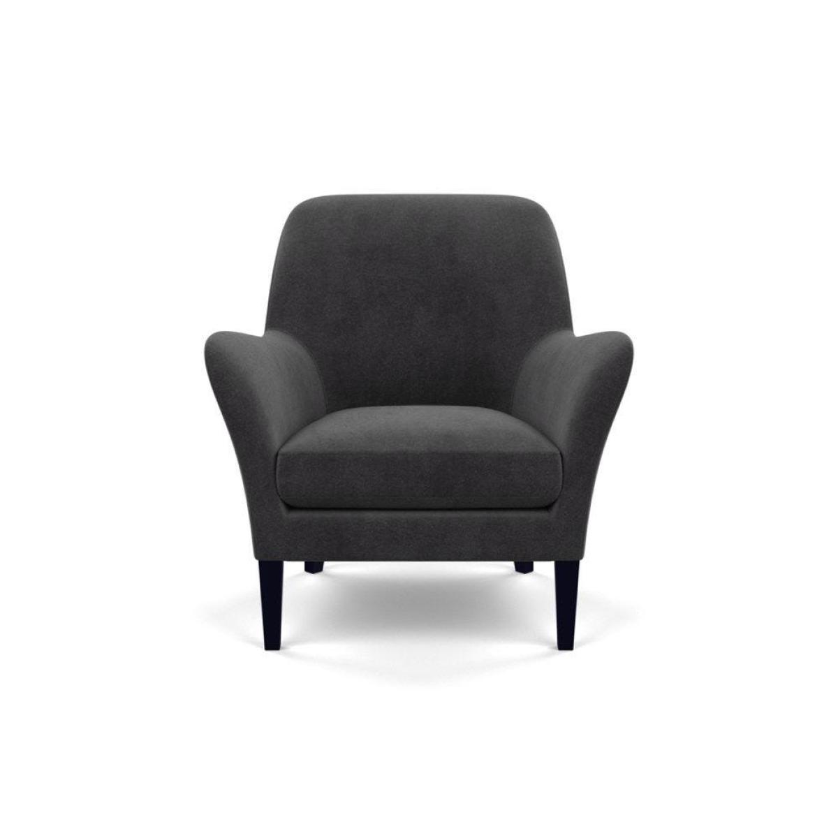 Heal's Wallis Armchair Linen Mix Dark Grey Natural Oak Feet - Heal's UK Furniture – image 45