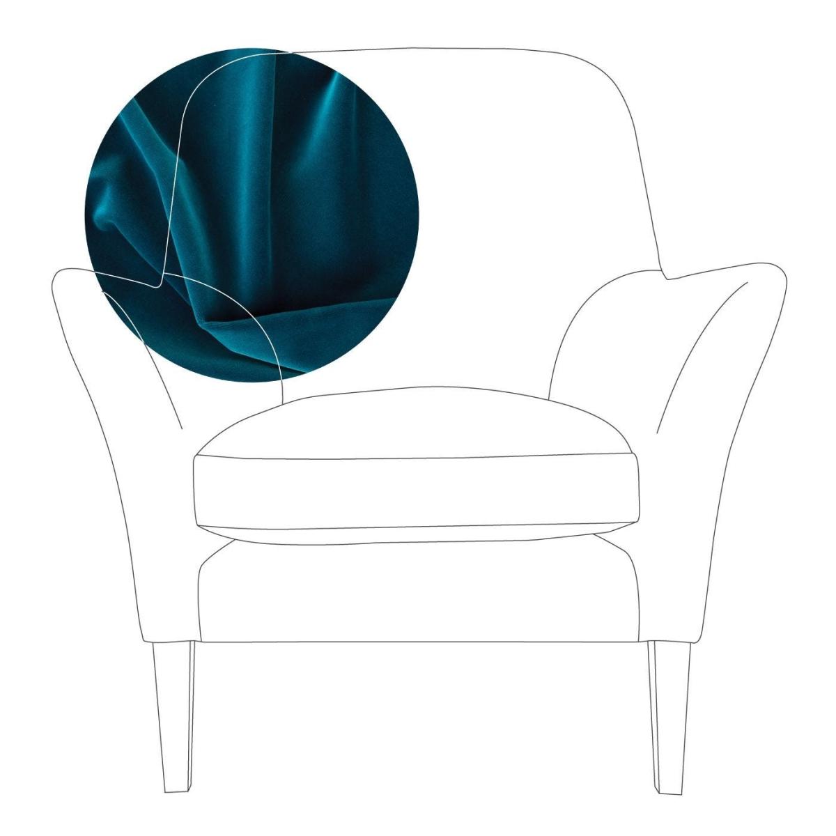 Heal's Wallis Armchair Linen Mix Dark Grey Natural Oak Feet - Heal's UK Furniture – image 59
