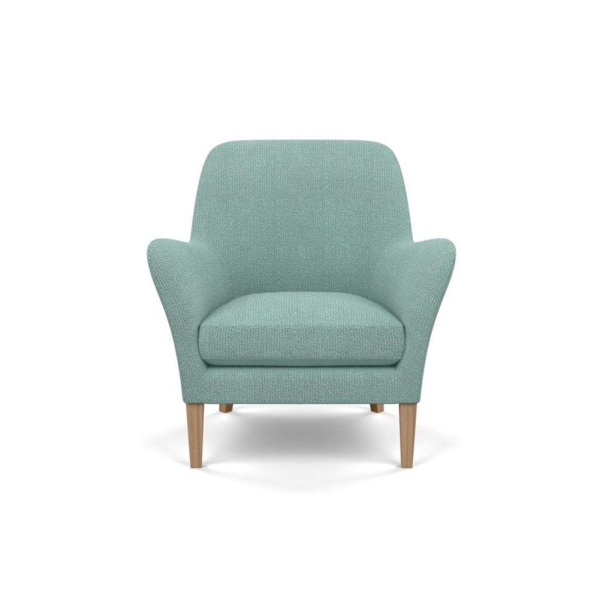 Heal's Wallis Armchair Linen Mix Dark Grey Natural Oak Feet - Heal's UK Furniture – image 7