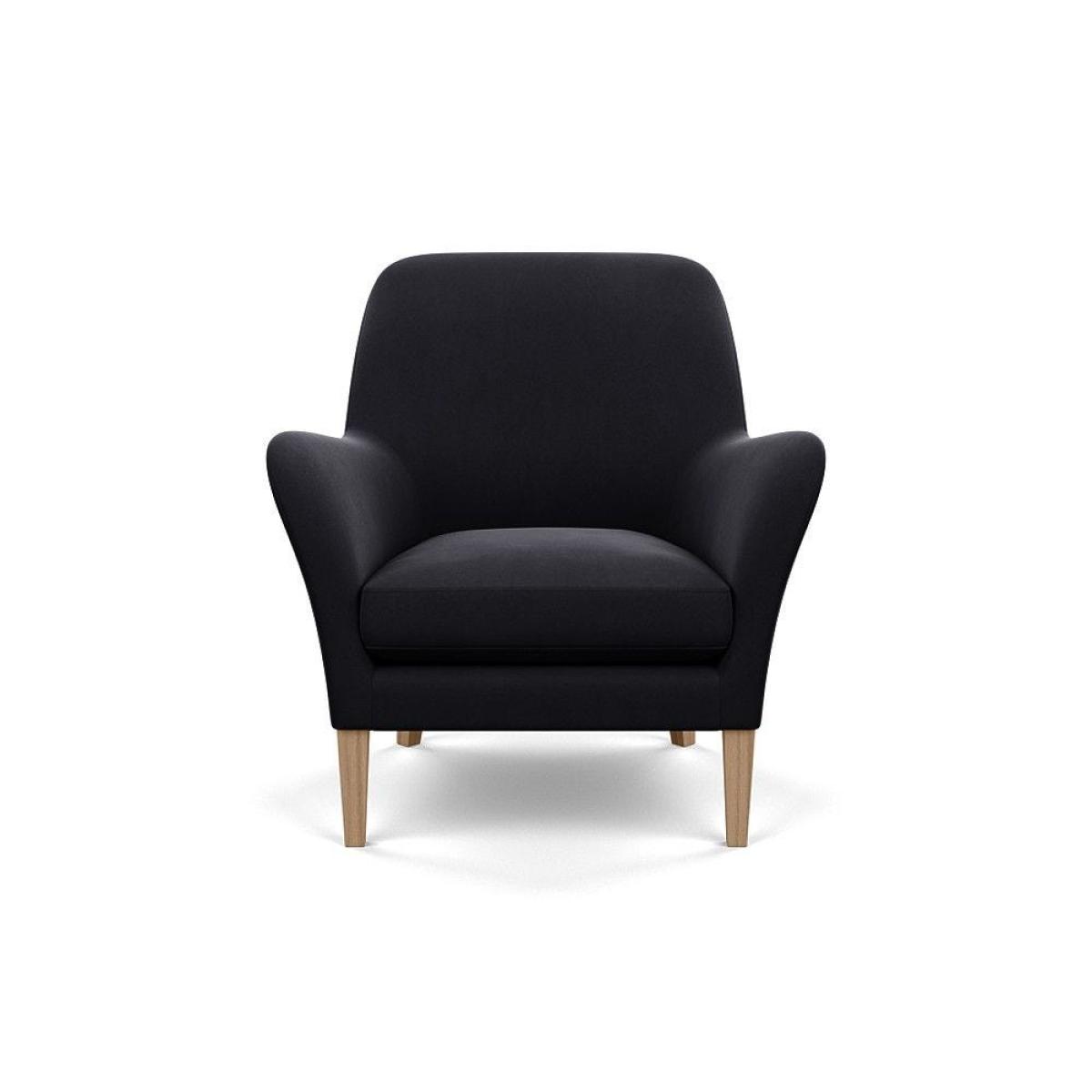 Heal's Wallis Armchair Linen Mix Dark Grey Natural Oak Feet - Heal's UK Furniture – image 75