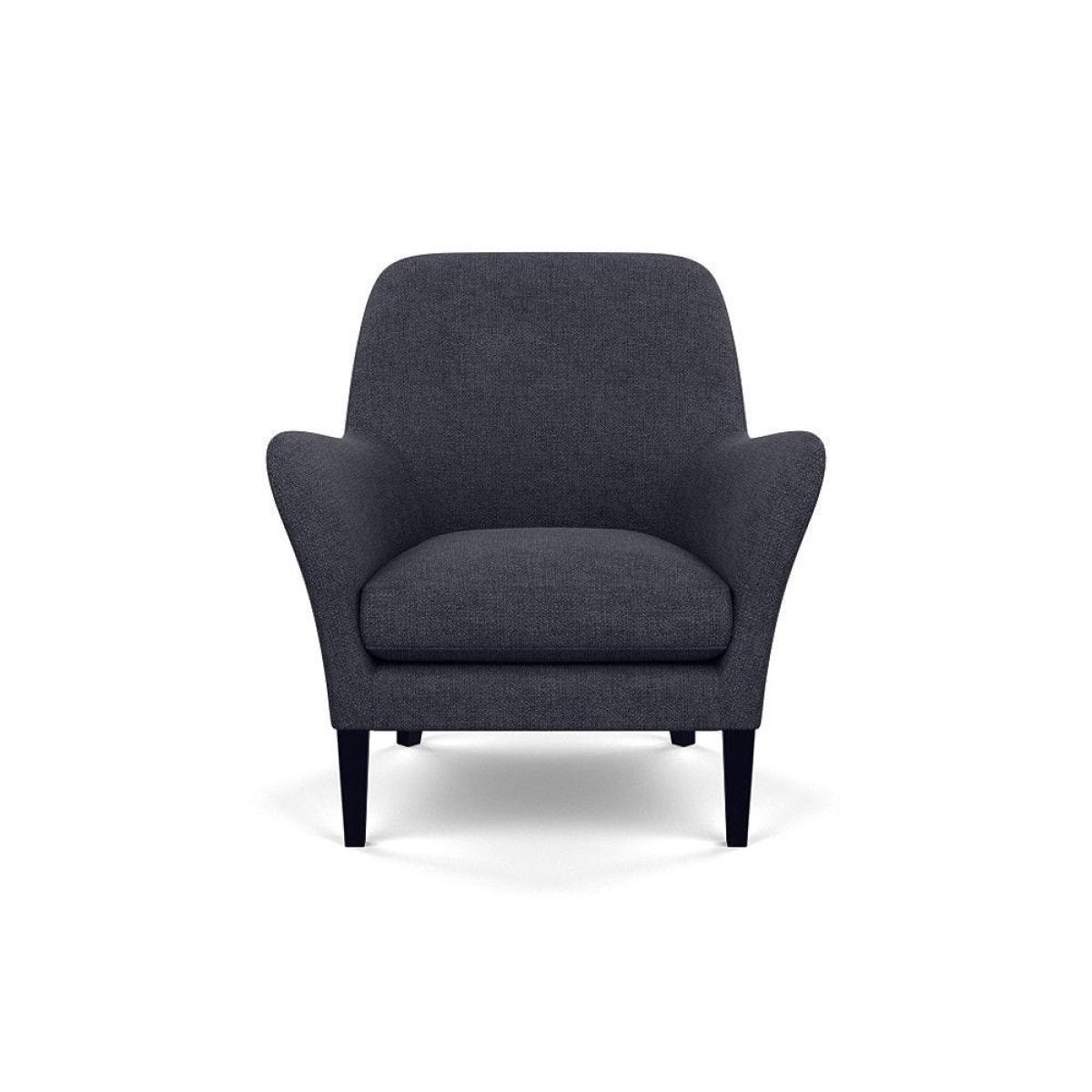 Heal's Wallis Armchair Linen Mix Dark Grey Natural Oak Feet - Heal's UK Furniture – image 79