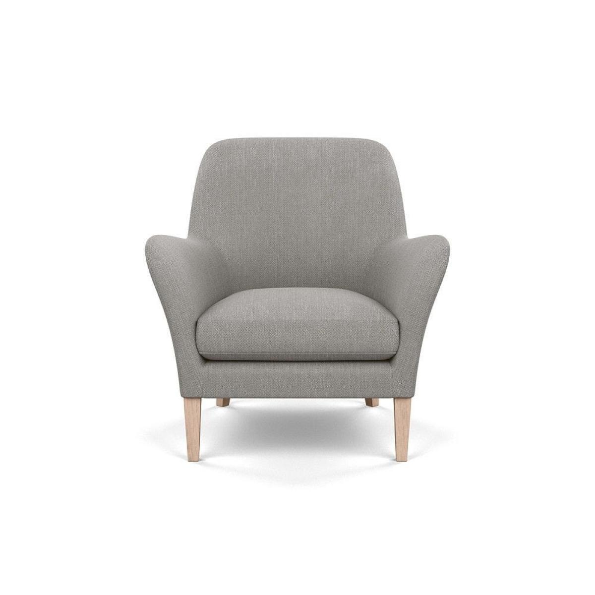 Heal's Wallis Armchair Linen Mix Dark Grey Natural Oak Feet - Heal's UK Furniture – image 9