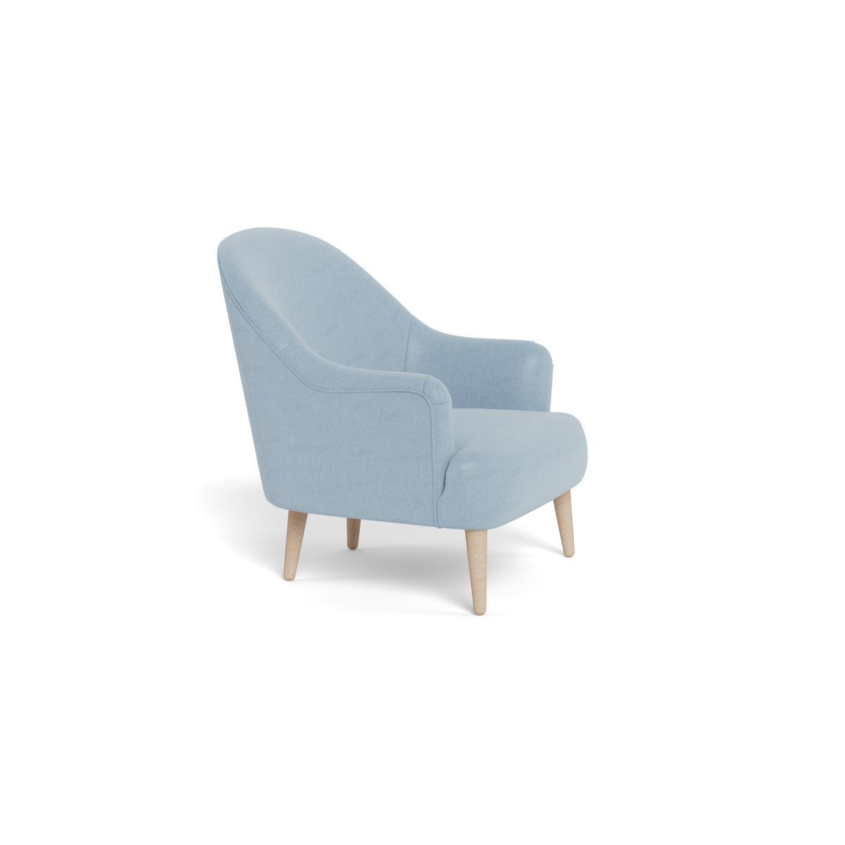 Heal's Elgin Chair Capelo LinenCotton Sea Shanty Natural Feet - Heal's UK Furniture – image 2