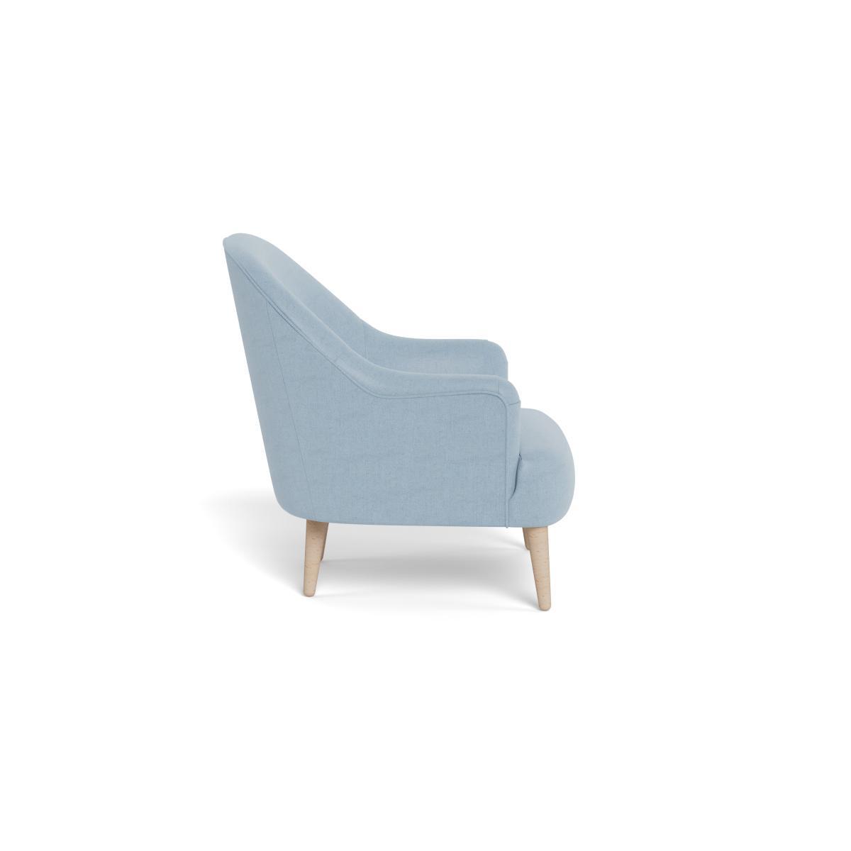 Heal's Elgin Chair Capelo LinenCotton Sea Shanty Natural Feet - Heal's UK Furniture – image 3