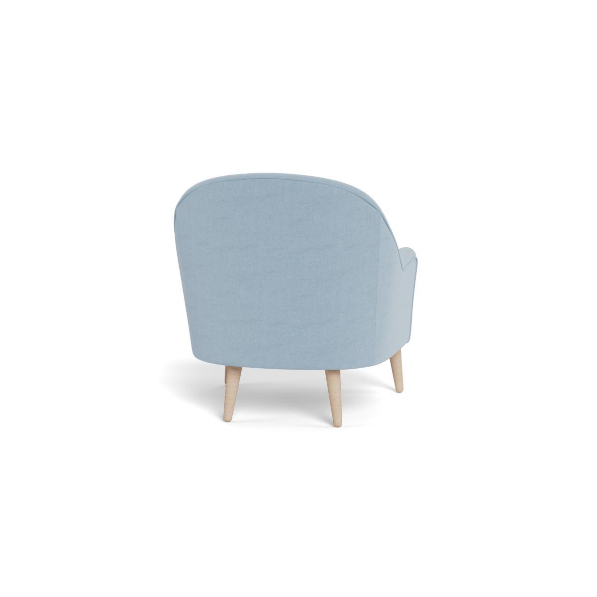 Heal's Elgin Chair Capelo LinenCotton Sea Shanty Natural Feet - Heal's UK Furniture – image 5
