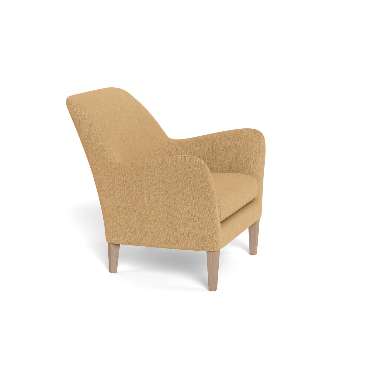 Heal's Wallis Armchair Smart Linen Mix Sand Natural Ash Feet – image 2