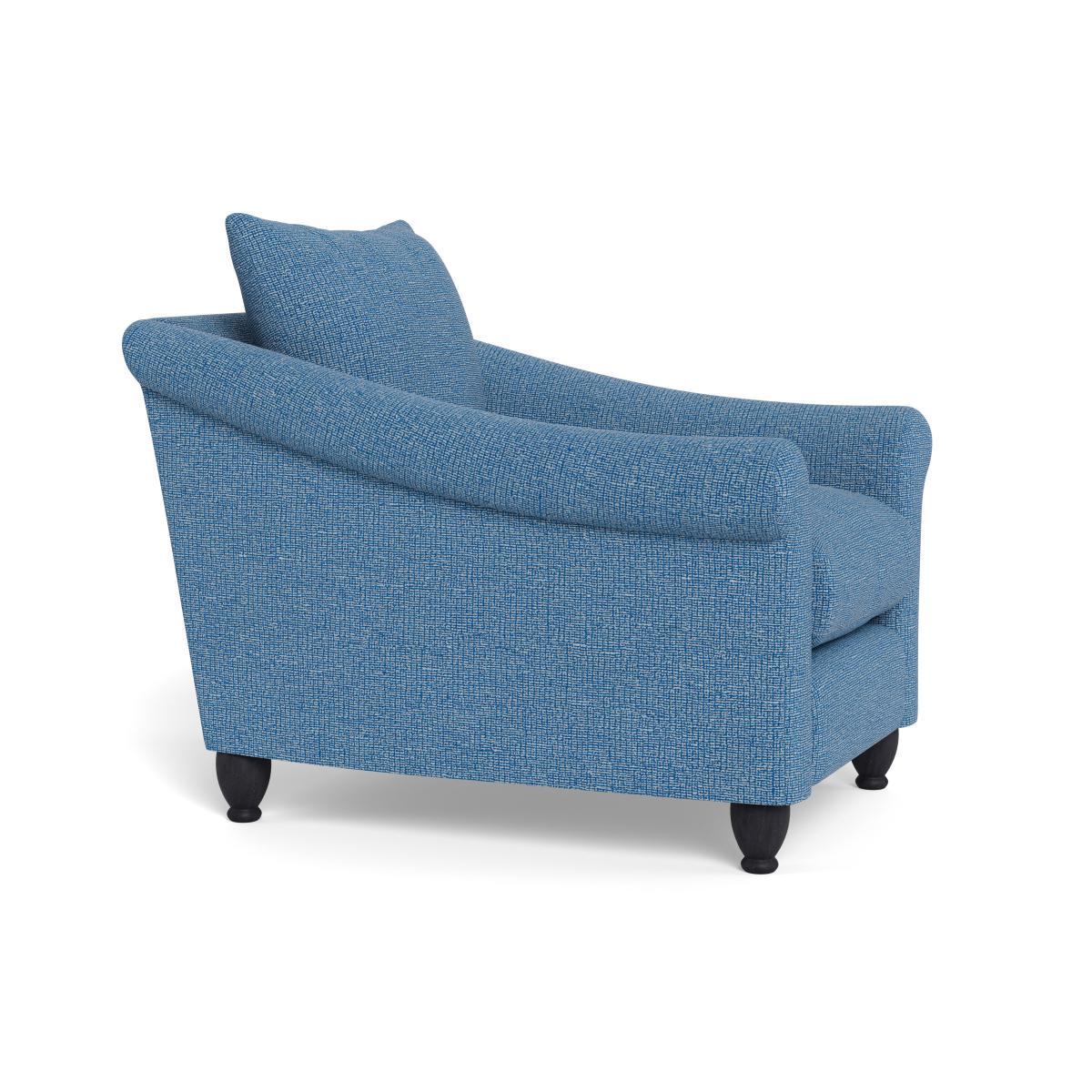 Heal's Devon Armchair Tejo Recycled Cobalt Walnut Stain Beech Feet - Heal's UK Furniture – image 2