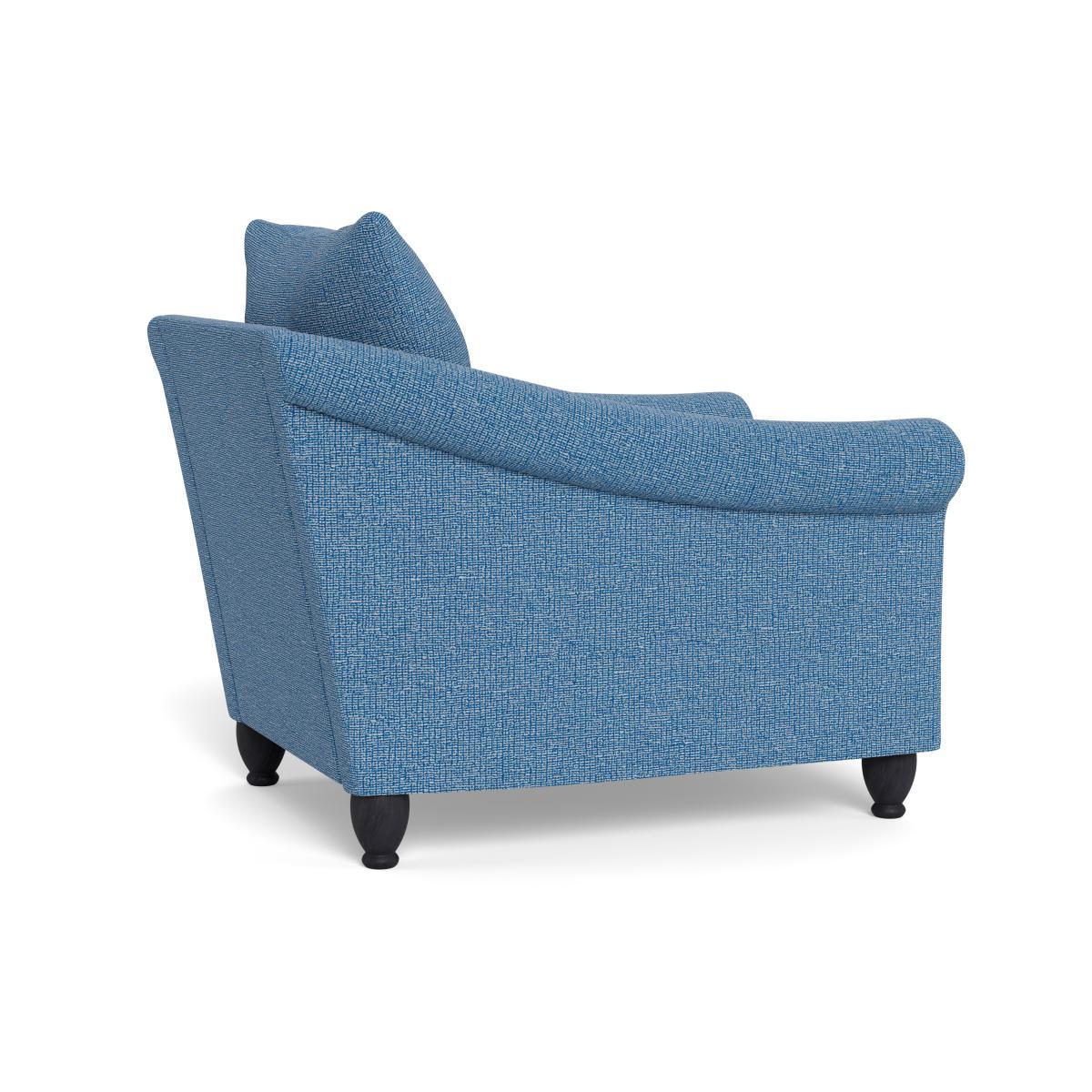 Heal's Devon Armchair Tejo Recycled Cobalt Walnut Stain Beech Feet - Heal's UK Furniture – image 4