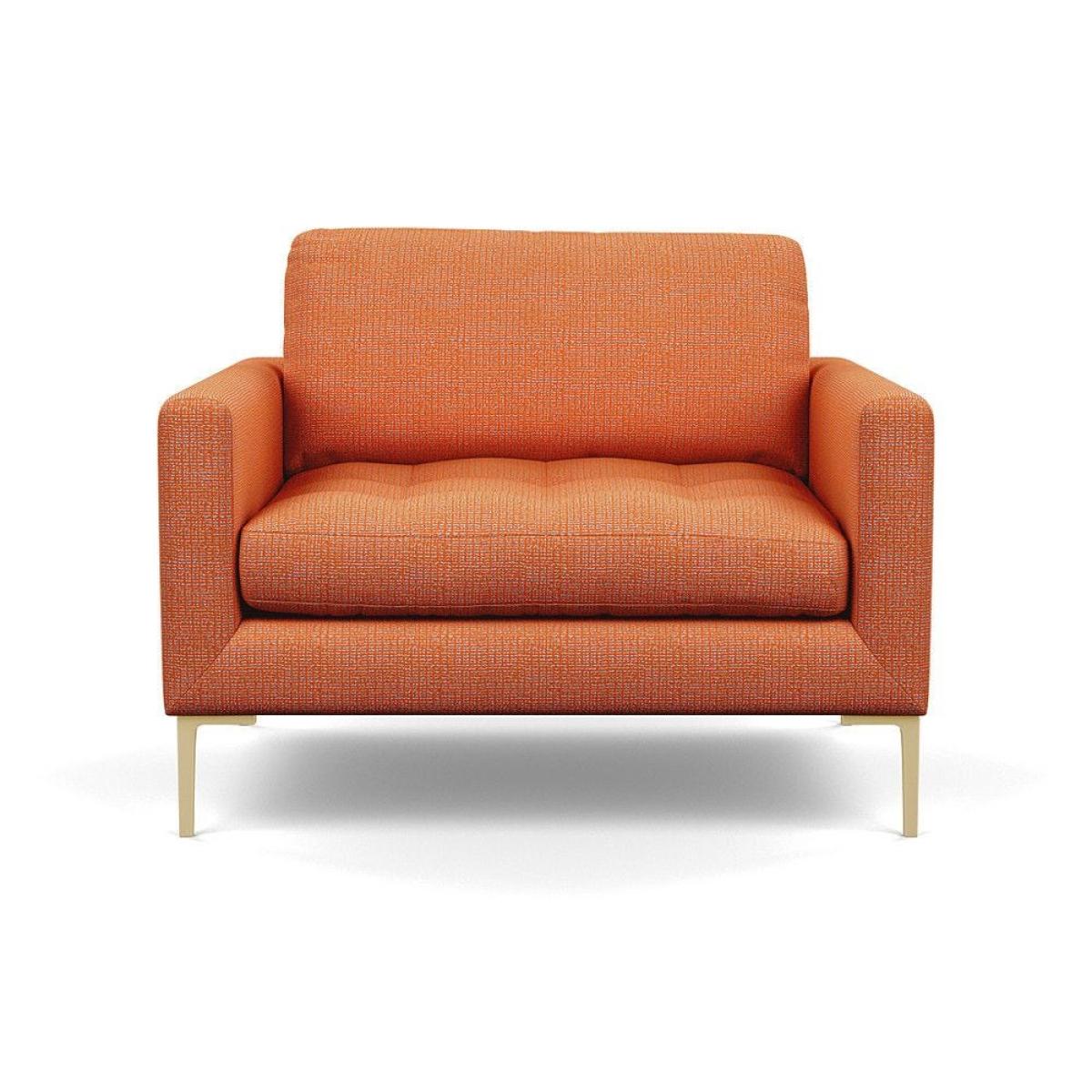 Heal's Richmond Armchair Smart Linen Mix Maroon Tinted Ash Feet - Heal's UK Furniture – image 105