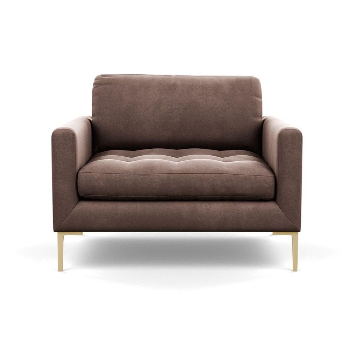 Heal's Richmond Armchair Smart Linen Mix Maroon Tinted Ash Feet - Heal's UK Furniture – image 112
