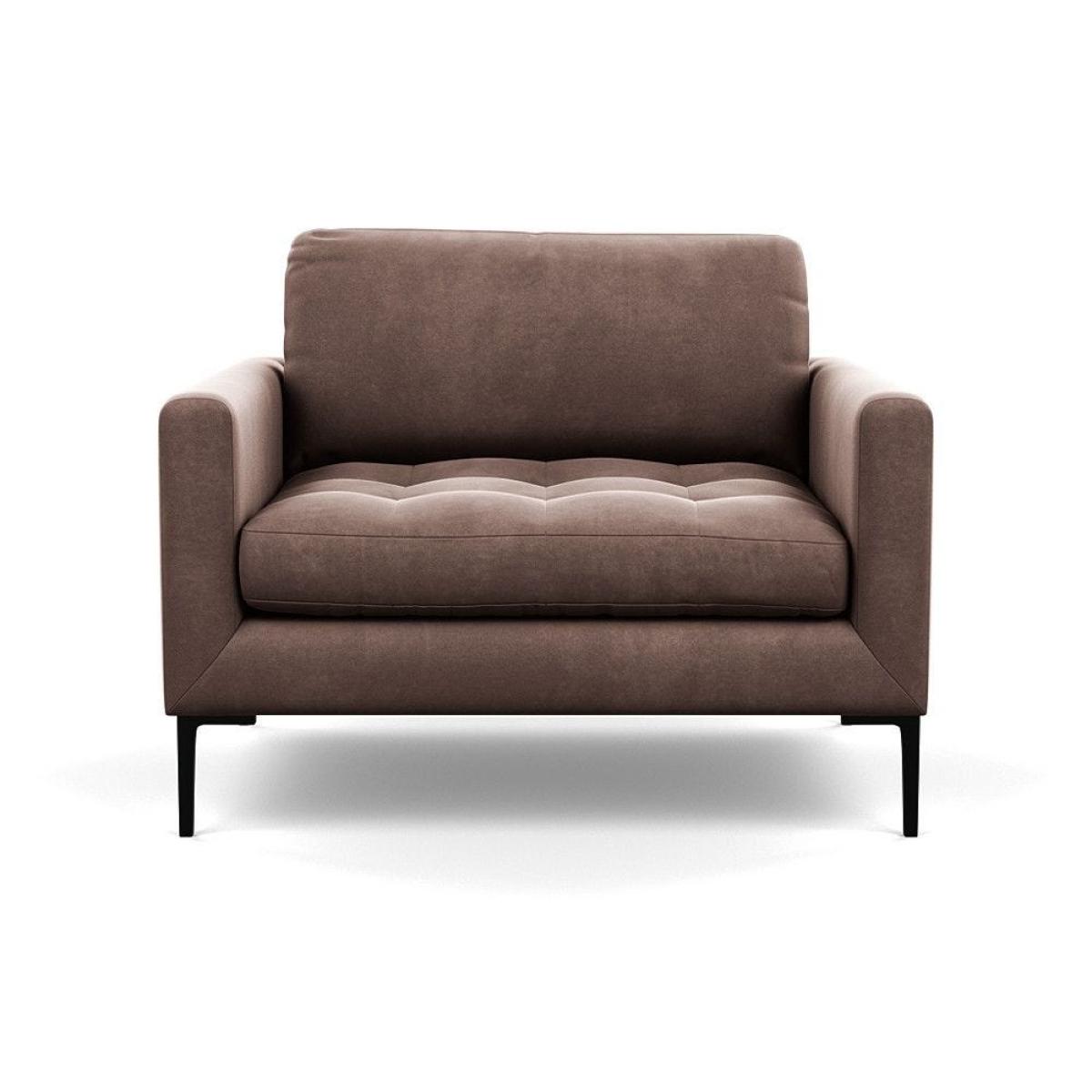 Heal's Richmond Armchair Smart Linen Mix Maroon Tinted Ash Feet - Heal's UK Furniture – image 124