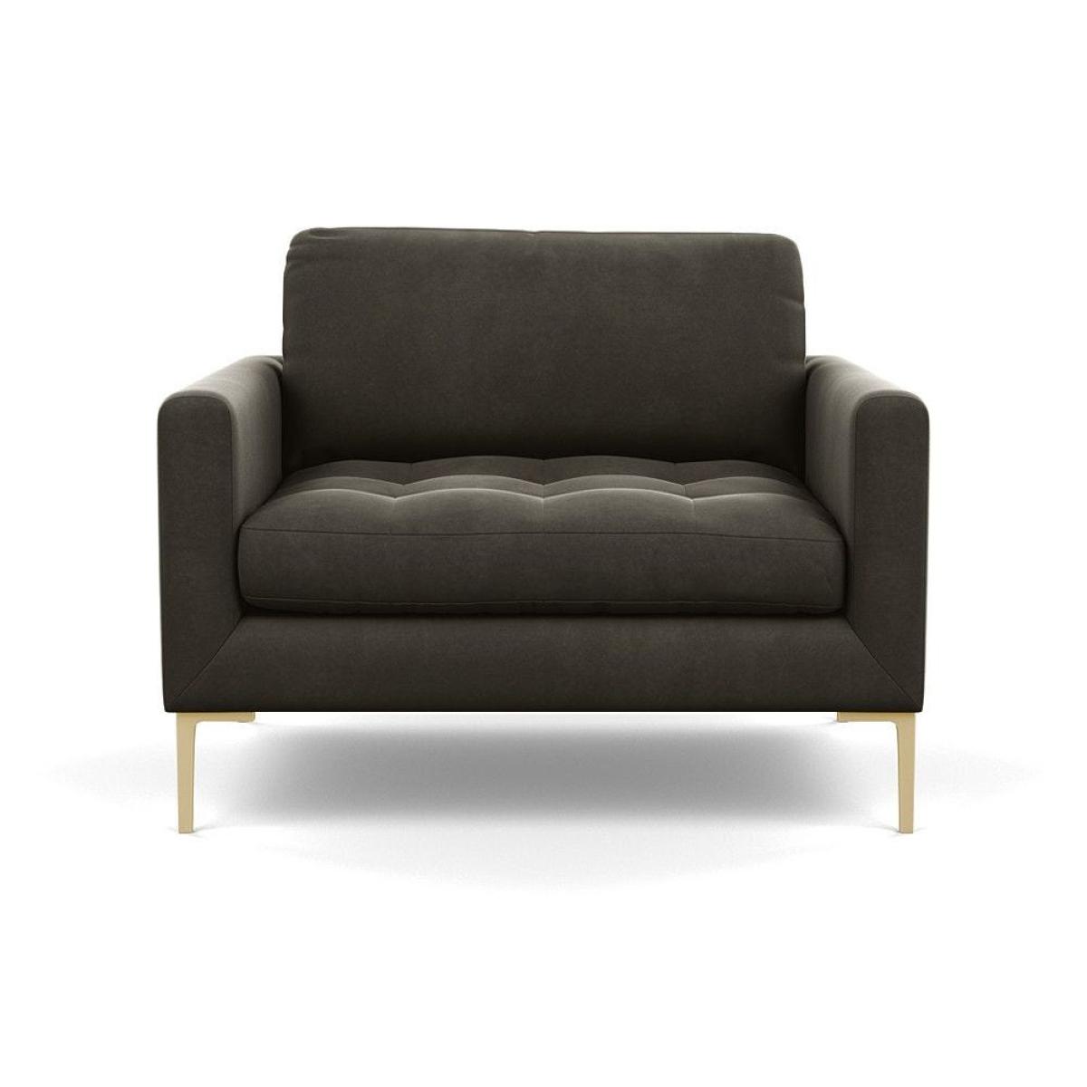 Heal's Richmond Armchair Smart Linen Mix Maroon Tinted Ash Feet - Heal's UK Furniture – image 22