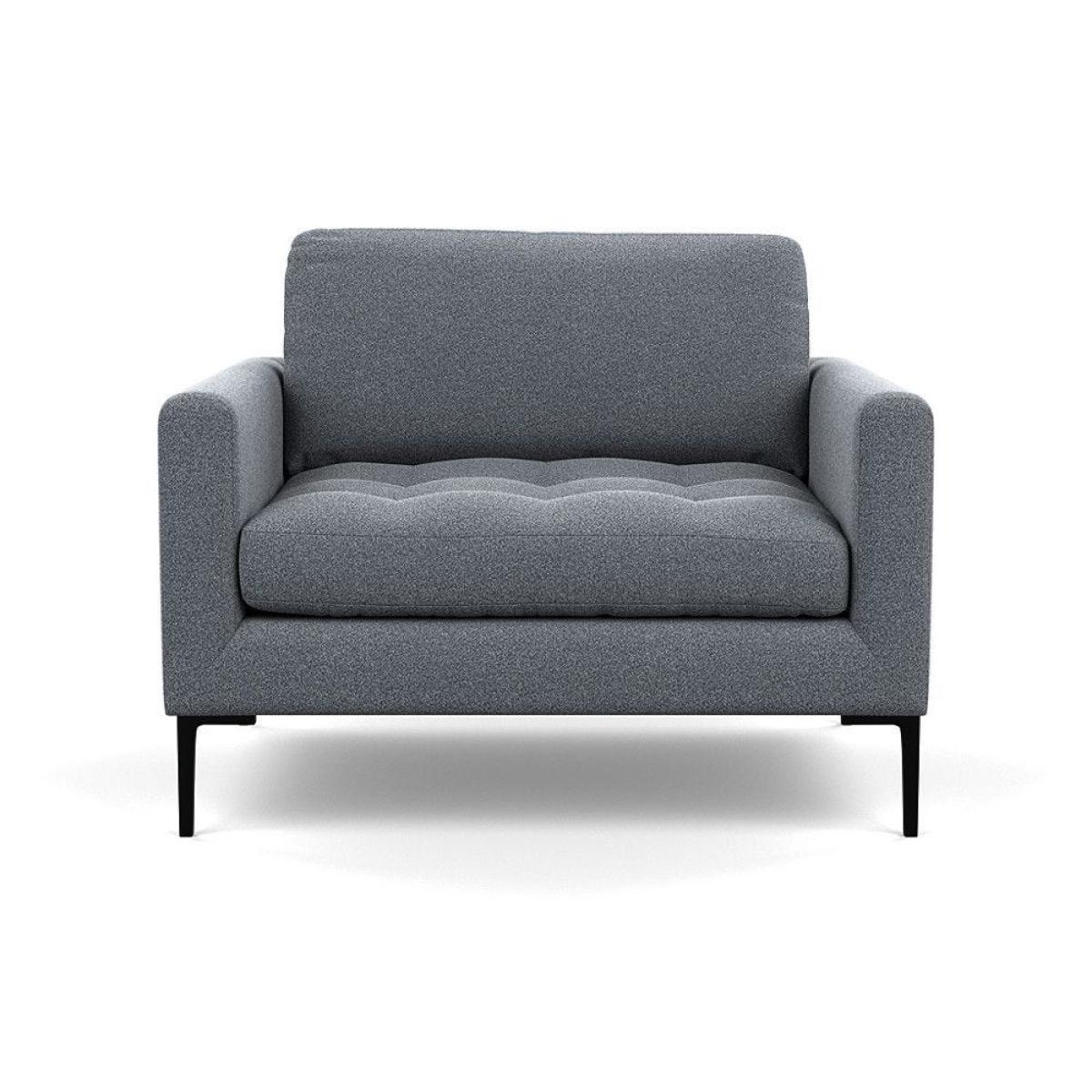 Heal's Richmond Armchair Smart Linen Mix Maroon Tinted Ash Feet - Heal's UK Furniture – image 26