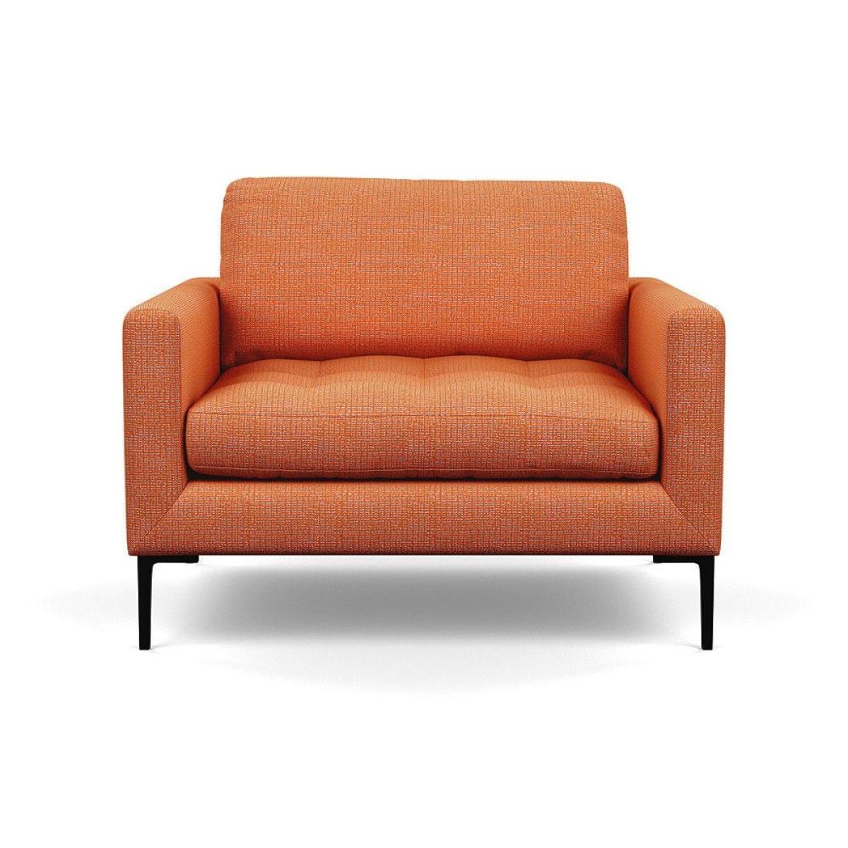 Heal's Richmond Armchair Smart Linen Mix Maroon Tinted Ash Feet - Heal's UK Furniture – image 29