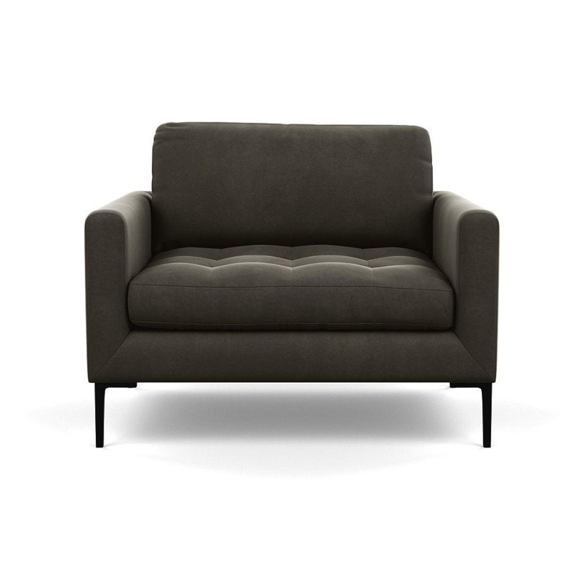 Heal's Richmond Armchair Smart Linen Mix Maroon Tinted Ash Feet - Heal's UK Furniture – image 77