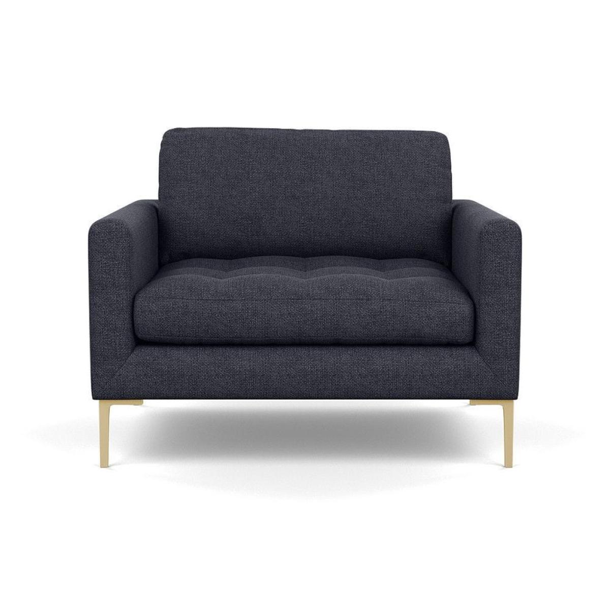 Heal's Richmond Armchair Smart Linen Mix Maroon Tinted Ash Feet - Heal's UK Furniture – image 87