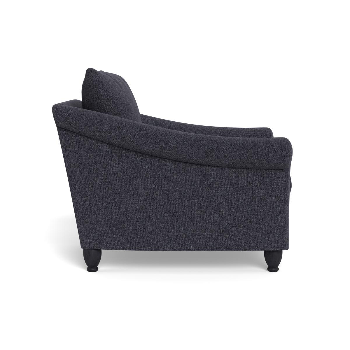 Heal's Devon Armchair Texture Soot Black Stain Beech Feet - Heal's UK Furniture – image 3
