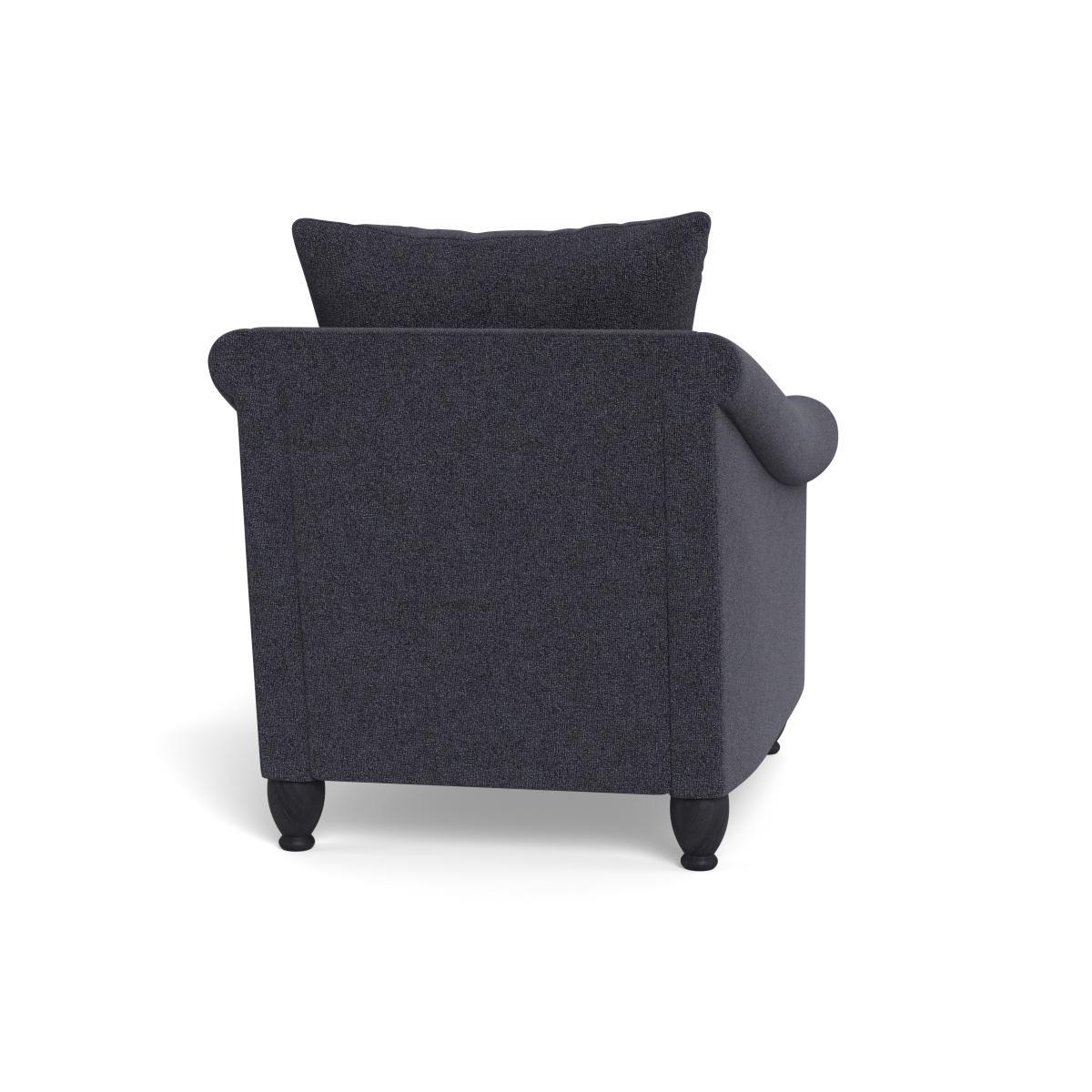 Heal's Devon Armchair Texture Soot Black Stain Beech Feet - Heal's UK Furniture – image 5