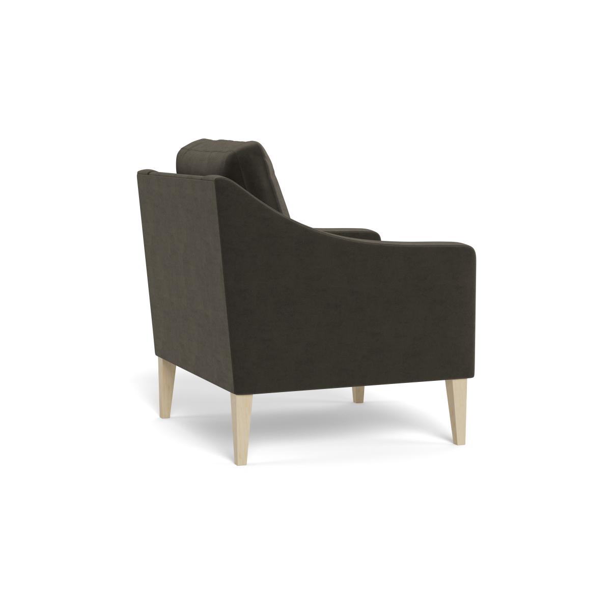 Heal's Richmond Armchair Velvet Charcoal Black – image 4