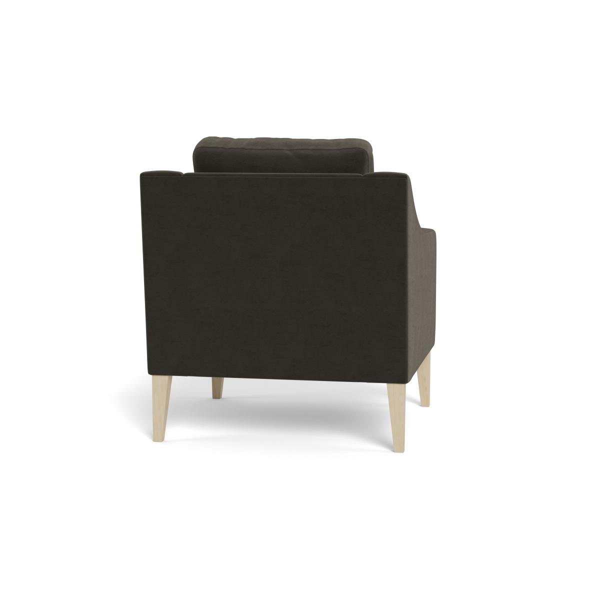 Heal's Richmond Armchair Velvet Charcoal Black – image 5