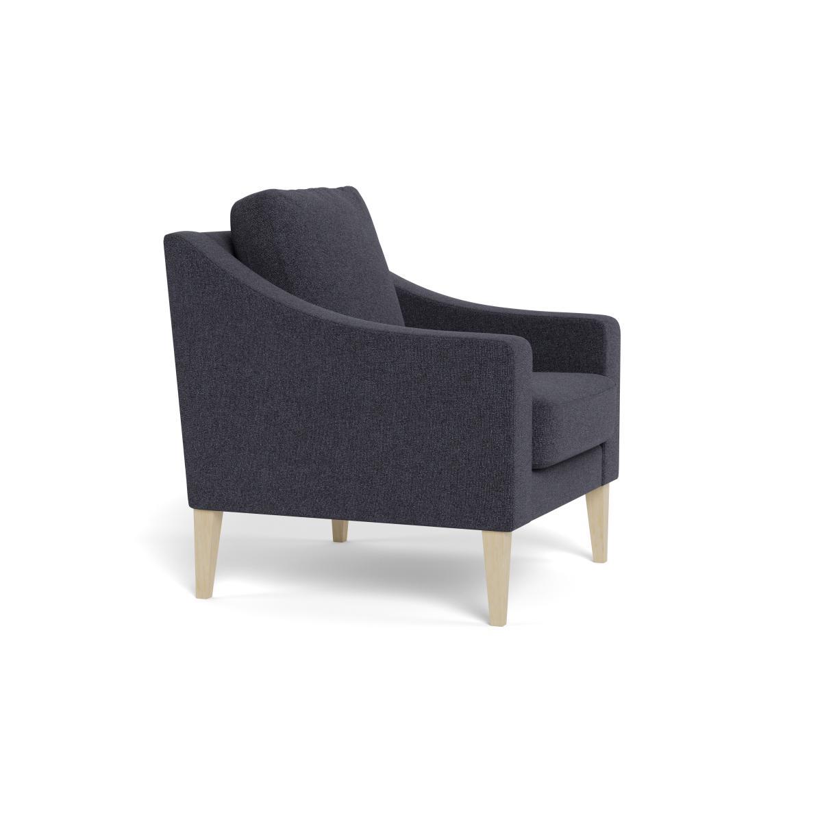 Heal's Richmond Armchair Texture Soot Black Feet - Heal's UK Furniture – image 2
