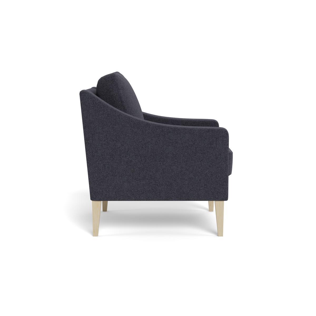 Heal's Richmond Armchair Texture Soot Black Feet - Heal's UK Furniture – image 3