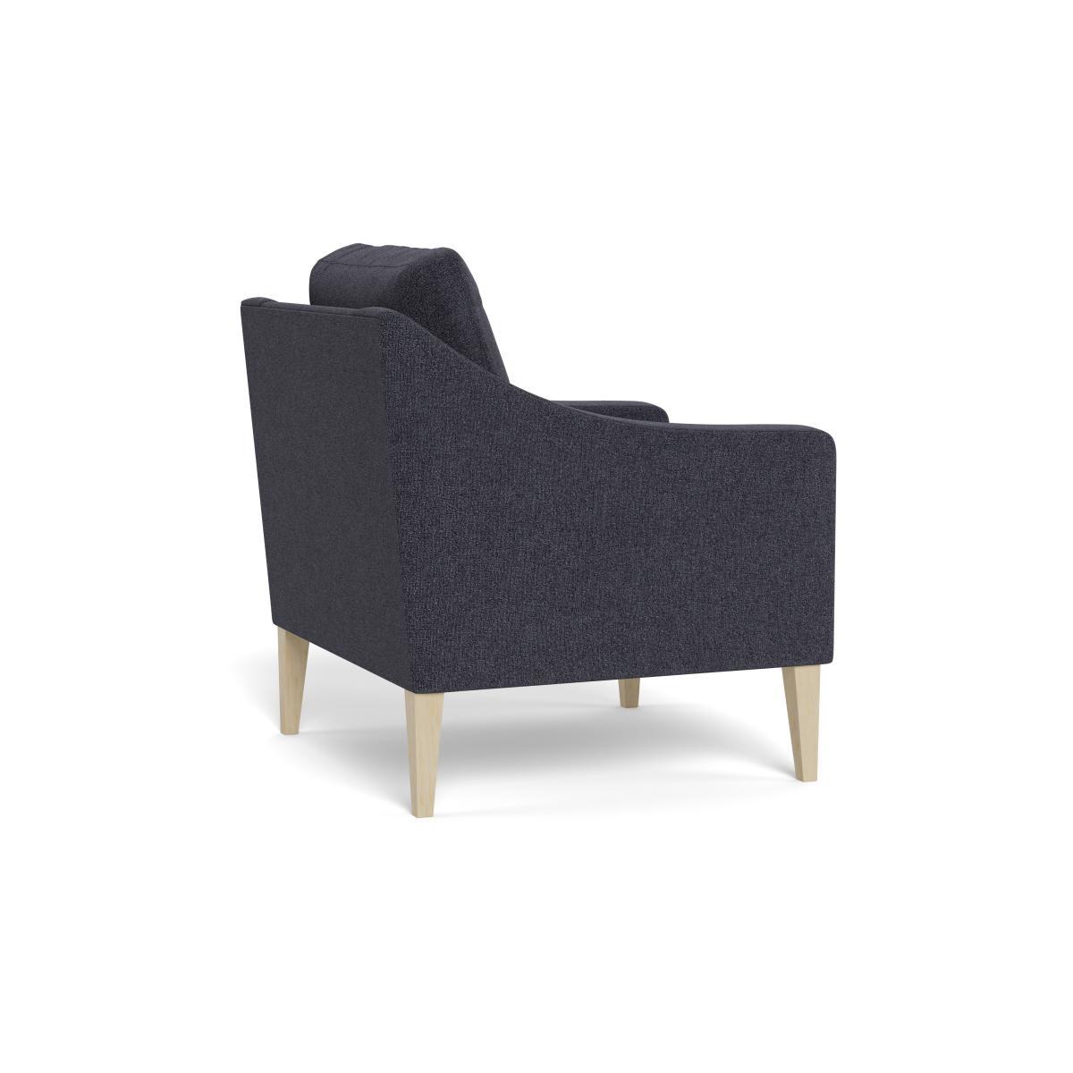 Heal's Richmond Armchair Texture Soot Black Feet - Heal's UK Furniture – image 4