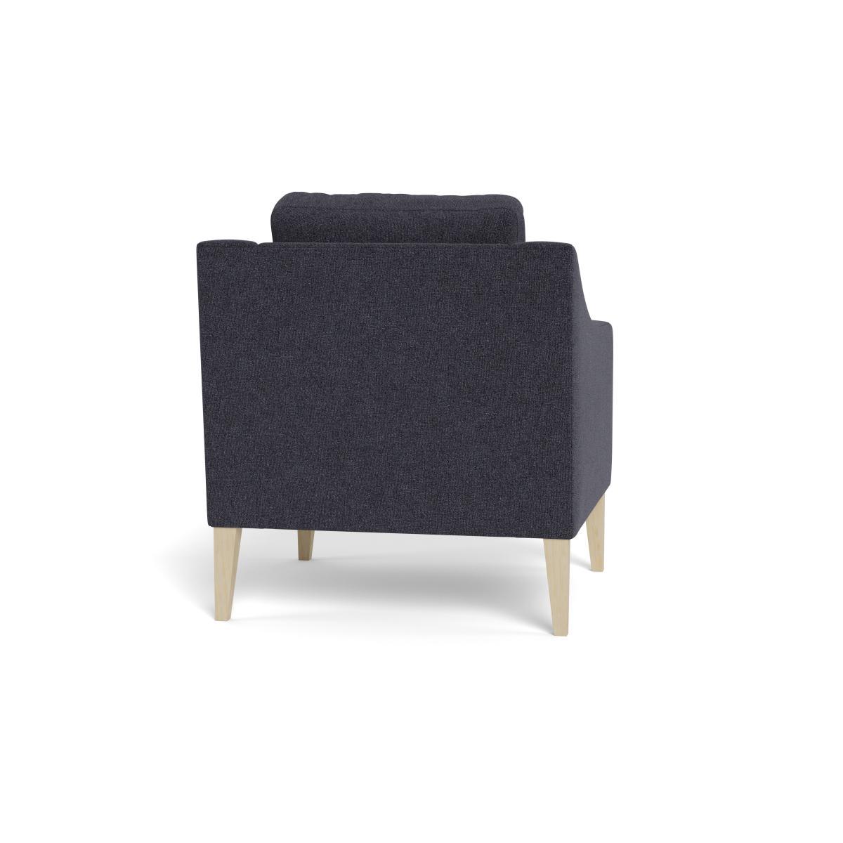 Heal's Richmond Armchair Texture Soot Black Feet - Heal's UK Furniture – image 5